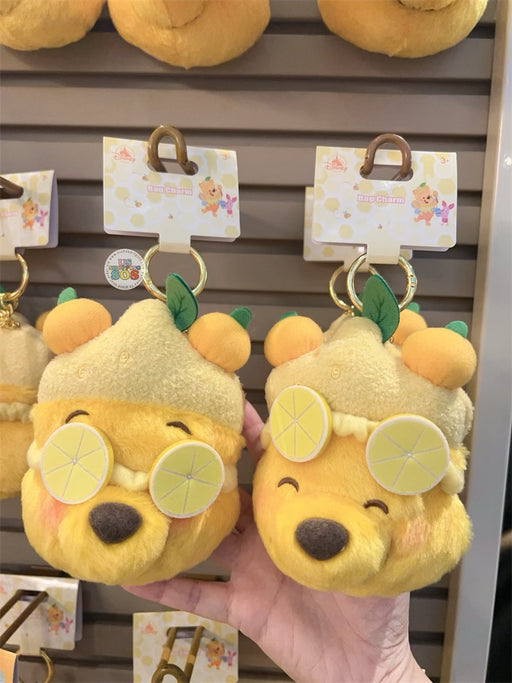 HKDL - Winnie the Pooh Lemon Honey Collection x Winnie the Pooh Pouch & Plush Keychain