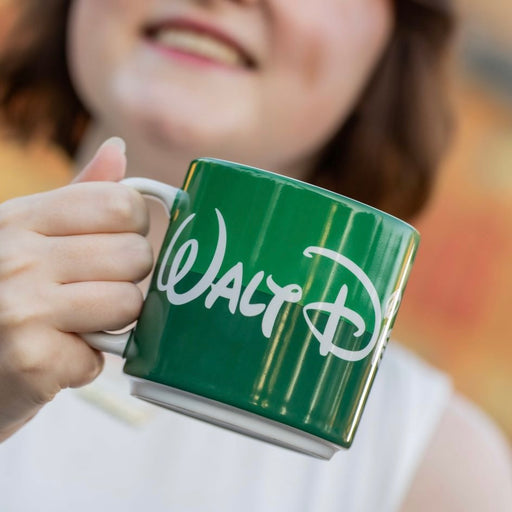DLR/WDW - Logo Mania 2026 The Tiki Tiki Tiki Room - Emerald Green Park Logo Ceramic Mug