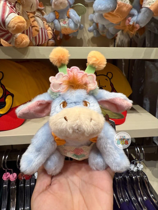 DLR/WDW - Pooh & Friends Summer Garden 2026 - Eeyore Plush Keychain