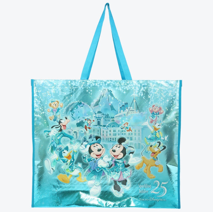 TDR - Tokyo DisneySea 25th Anniversary "Sparkling Jubilee" x Mickey & Friends Shopping Bag Size L (Release Date: Apr 8, 2026)