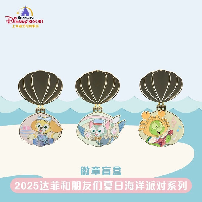 SHDL - 2025 Duffy & Friends Summer Ocean Collection x Duffy & Friends Pin Badge Blind Single Box (Release Date: July 8, 2025)