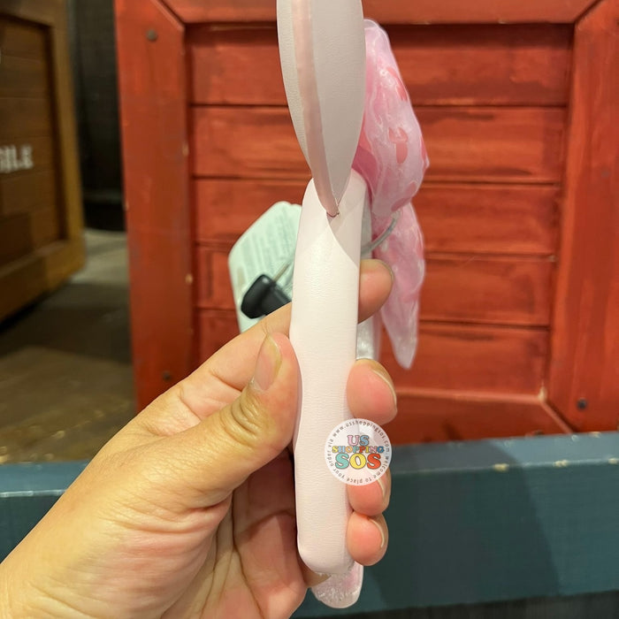 DLR/WDW - Baby Pink Mickey Icon Organza Sequin Bow Ear Headband