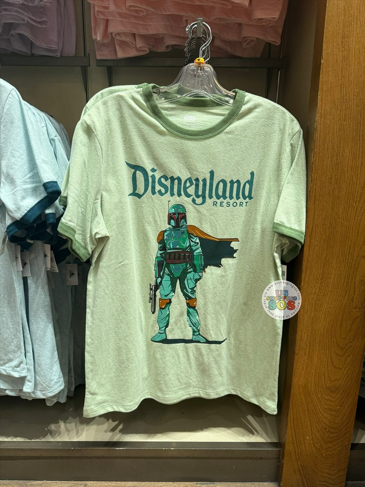 DLR/WDW - Star Wars Boba Fett Wash Green Character T-shirt (Adult)