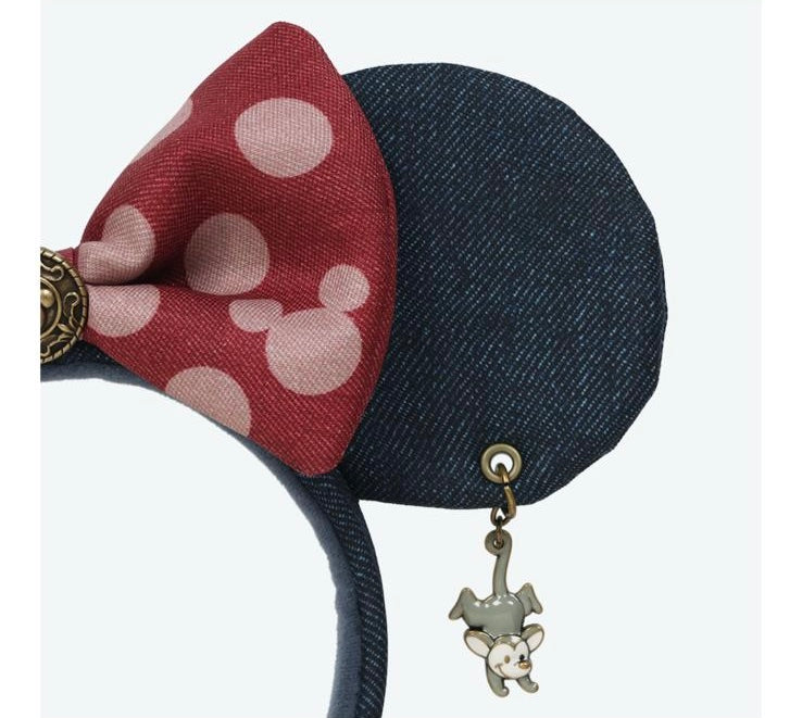 TDR - Vintage Denim Design x Minnie Mouse Ear Headband (Release Date: Jun 5, 2025)