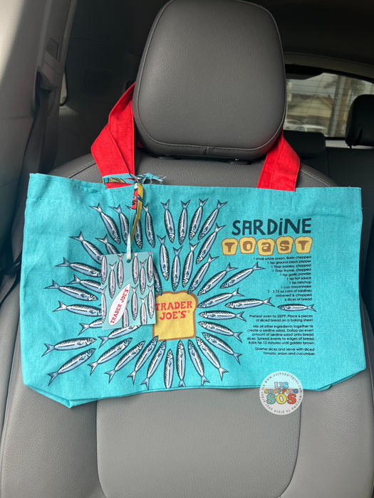Trader Joe’s - Sardines 100% Cotton Reusable Tote Bag