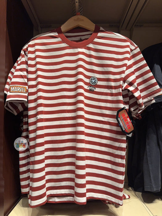 HKDL -  2026 Iron Man Collection x Striped T Shirt for Adults