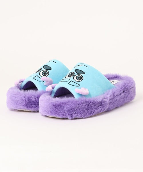 Japan Exclusive - Sulley Fluffy Platform Shoes Sandals For Adults