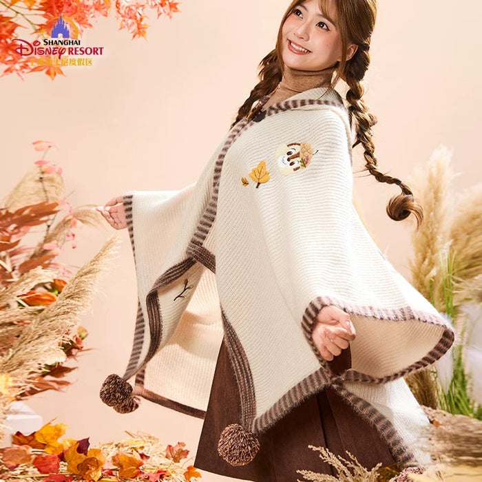 SHDL - Chip & Dale Autumn Forest Collection x Chip Ponchos Coat for Adults (Release Date: Sept 12, 2025)