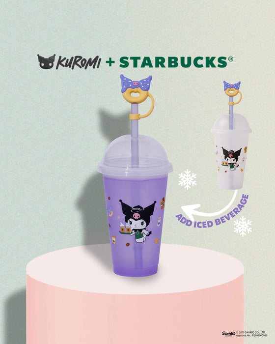 Starbucks Hong Kong - KUROMI + Starbucks 20oz Color-Changing Eco-Friendly Cup with Drinking Straw Lid