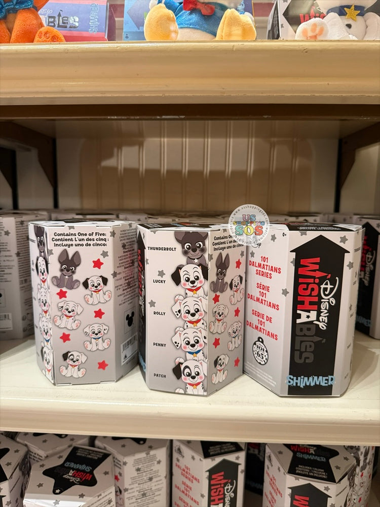 DLR/WDW - Wishables Shimmer 101 Dalmatians Mystery Plush Toy Series