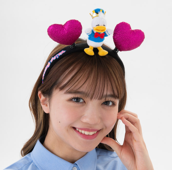 TDR - Donald’s Quacky Ducky City 2025 Collection x Donald Duck & Hearts Headband(Release Date: Apr 7, 2025)