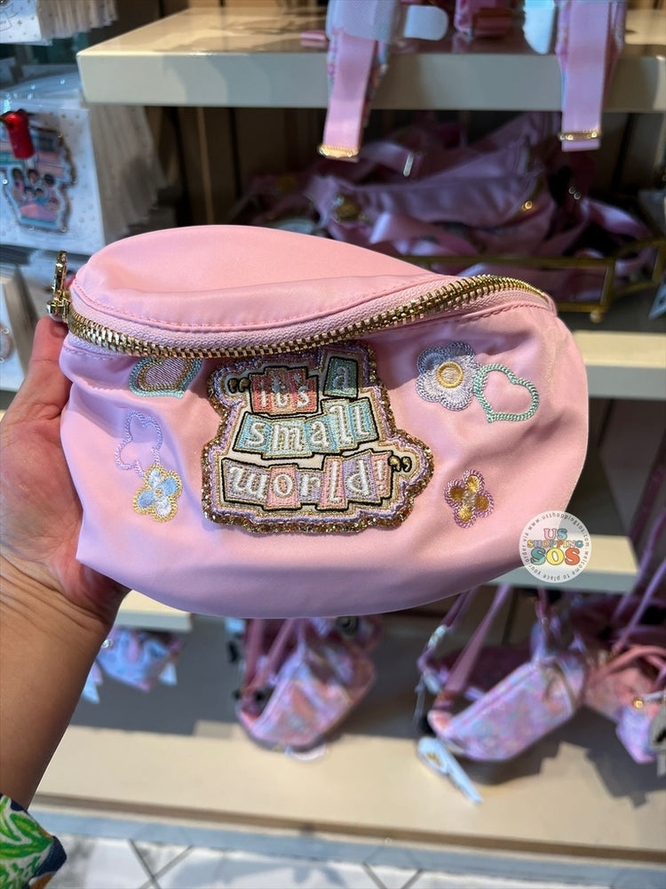 DLR/WDW - Stoney Clover Lane - It’s a Small World Logo Pink Fanny Pack