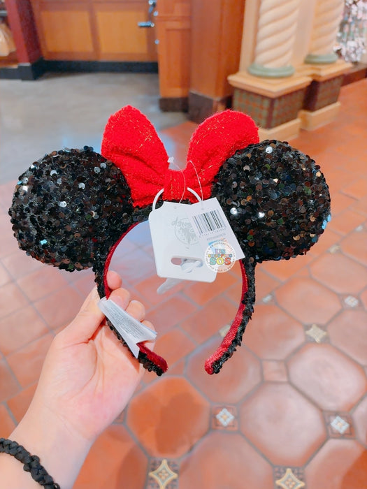 SHDL - Mickey and Friends "Modern Shanghai Collection x Minnie Mouse Sequin Ear Headband
