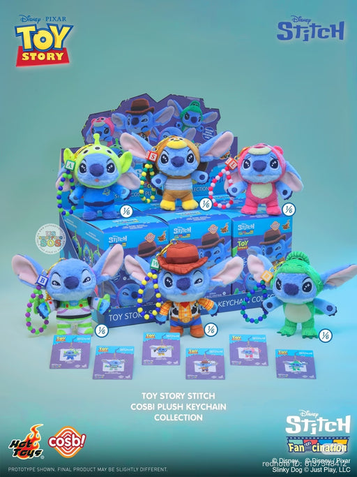 Hot Toy Cosbi - Toy Story Stitch Plush Keychain Blind Box (Release Date: May 31, 2026)