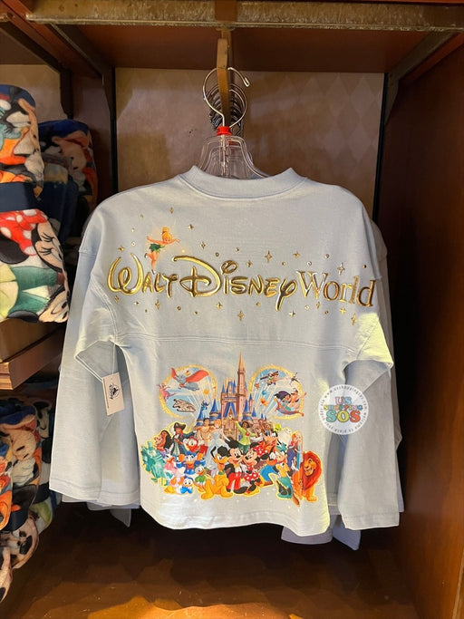 DLR/WDW - Spirit Jersey Mickey & Friends Storybook Park Logo Baby Blue Pullover (Kids)