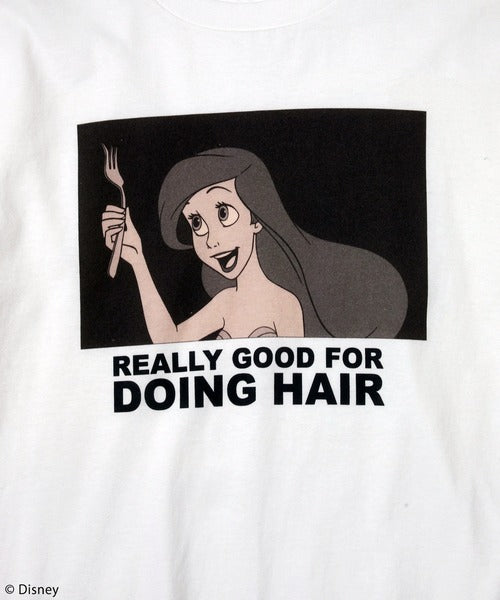 Japan Exclusive - The Little Mermaid Ariel "Really Good for Doing Hair" Clipping Art T Shirt For Adults