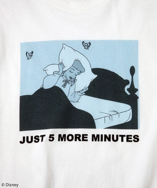 Japan Exclusive - Cinderella "Just 5 more Minutes" Clipping Art T Shirt For Adults