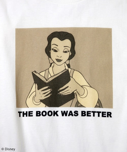 Japan Exclusive - Beauty and the Beast Belle "The Book was Better" Clipping Art T Shirt For Adults