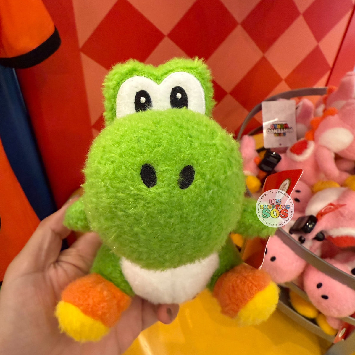 Universal Studios - Super Nintendo World - Yoshi Fluffy Plush Toy