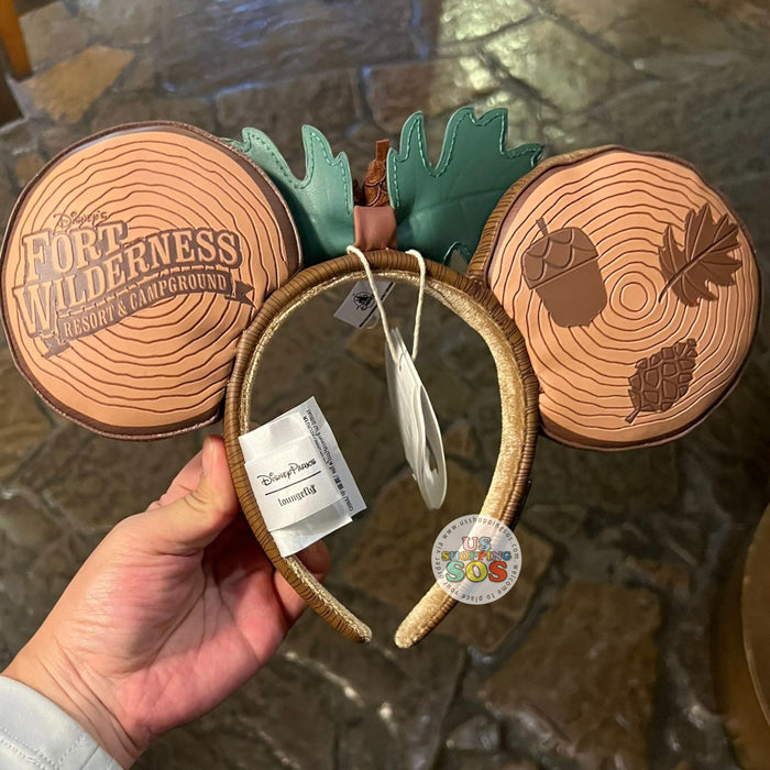 WDW - Disney’s Fort Wilderness Resort & Campground - Loungefly Chestnut Wood-Pattern Ear Headband