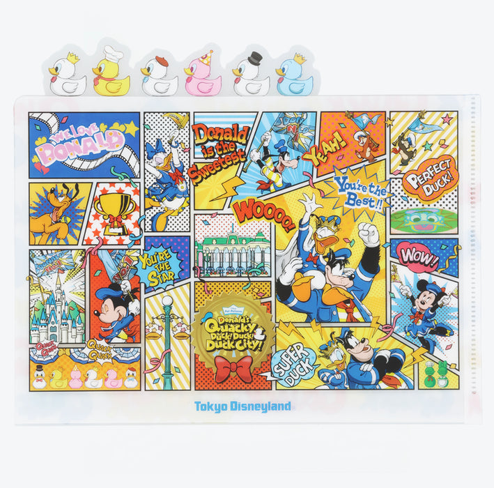 TDR - Donald’s Quacky Ducky City 2025 Collection x Clear Folders Set (Release Date: Apr 7, 2025)