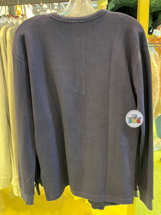 DLR/WDW - Winnie the Pooh & Friends 2026 - Pooh, Rabbit, Tigger & Piglet Button Up Navy Long-Sleeve Pullover (Adult)