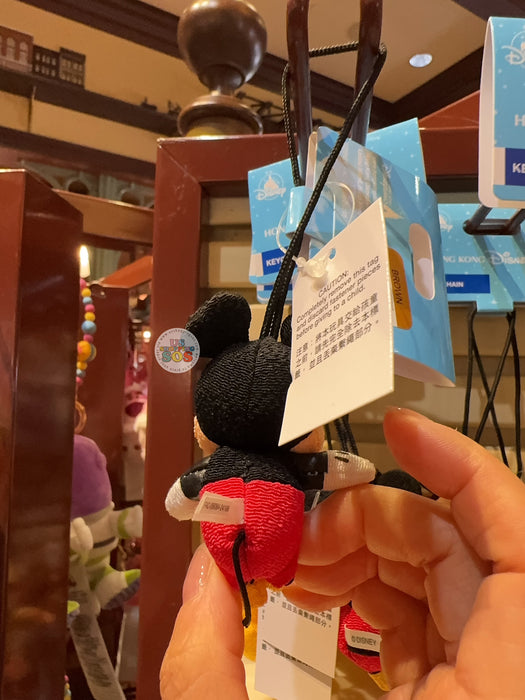 HKDL - Mickey Mouse "Japan Fabric Like" Plush Keychain