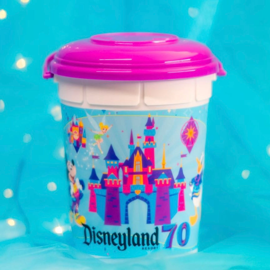DLR - Disneyland 70th Celebration - Souvenir Popcorn Bucket
