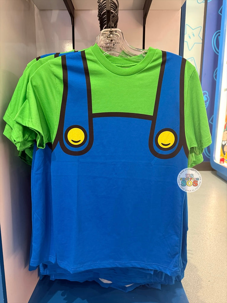 Universal Studios - Super Nintendo World - Luigi Costume Tee (Adult)