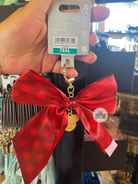 DLR/WDW - Minnie Mouse Ribbon Bow Keychain