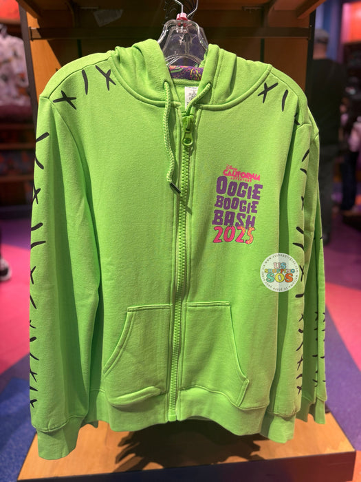 DLR - Oogie Boogie Bash 2025 - Neon Green Hoodie Zip Jacket (Adult)