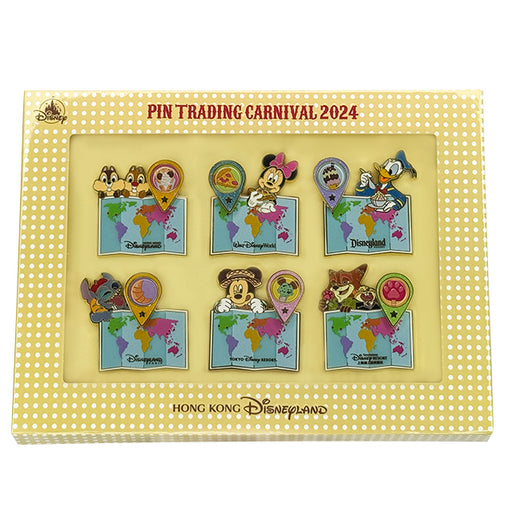 HKDL - Pin Trading Carnival 2024 - Designer Series Six Pins Box Set (Limited Edition of 600)