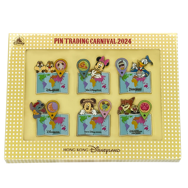 HKDL - Pin Trading Carnival 2024 - Designer Series Six Pins Box Set (Limited Edition of 600)