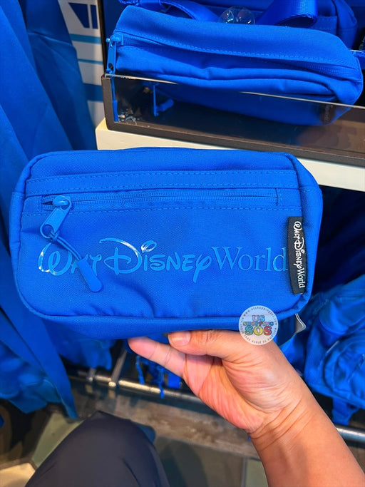 DLR/WDW - Logo Mania 2026 Last Day of Trip Blues - Cobalt Blue Park Logo Headband Friendly Fanny Pack