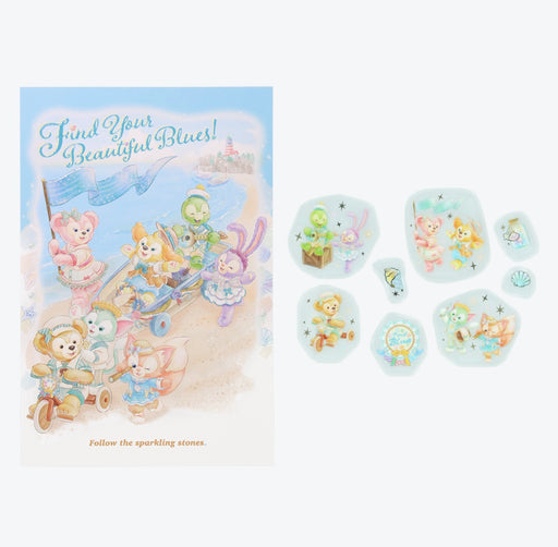 TDR - 2026 Duffy & Friends "Find Your Beautiful Blues" Collection x Post Cards & Stickers Set (Release Date: Apr 14, 2026)