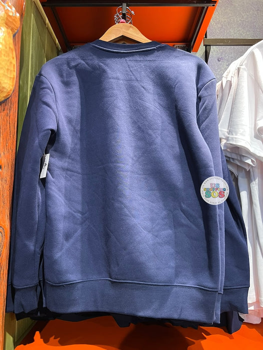 DLR/WDW - Winnie the Pooh & Friends 2026 - Pooh in 4 Park Logo Navy Fleece Pullover (Adult)