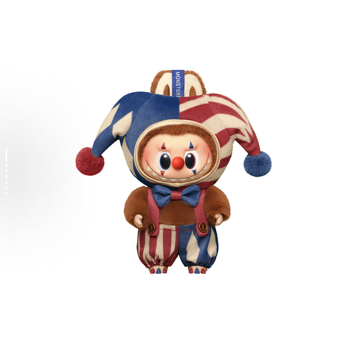 Popmart x WHY SO SERIOUS Series-Vinyl Plush Pendant Blind Box- Labubu Juggling Clown (Open Box, Open Bag)