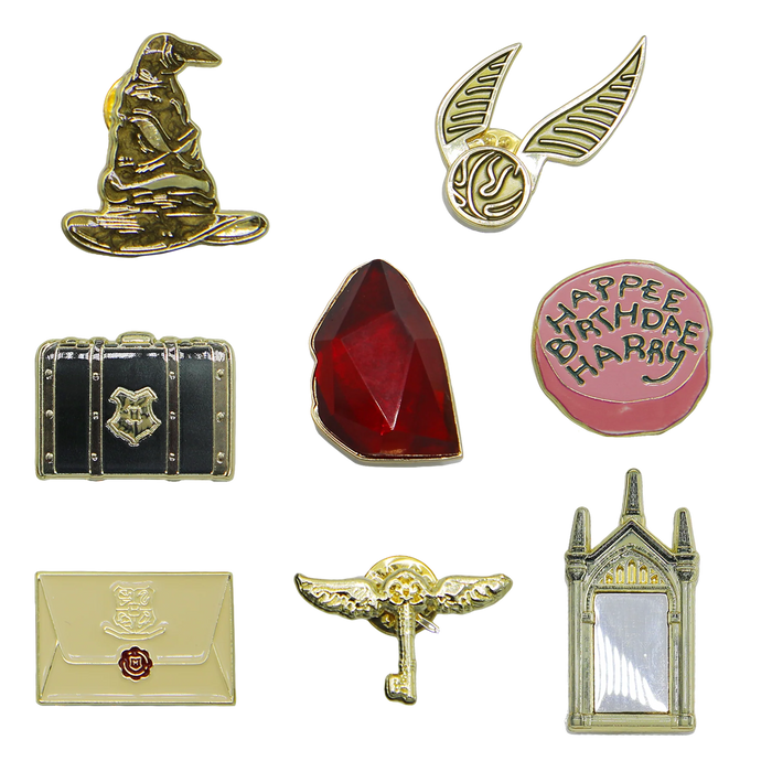 Warner Bros. Studio Tour Tokyo – "Harry Potter and the Philosopher's Stone" 25th Anniversary Collection x "Harry Potter and the Philosopher's Stone" Icon Mini Pin Badge Set