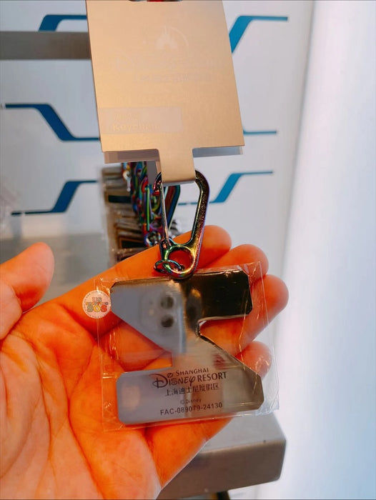 SHDL - Tron Lightcycle Power Run Mickey Mouse Alphabet Keychain x Z