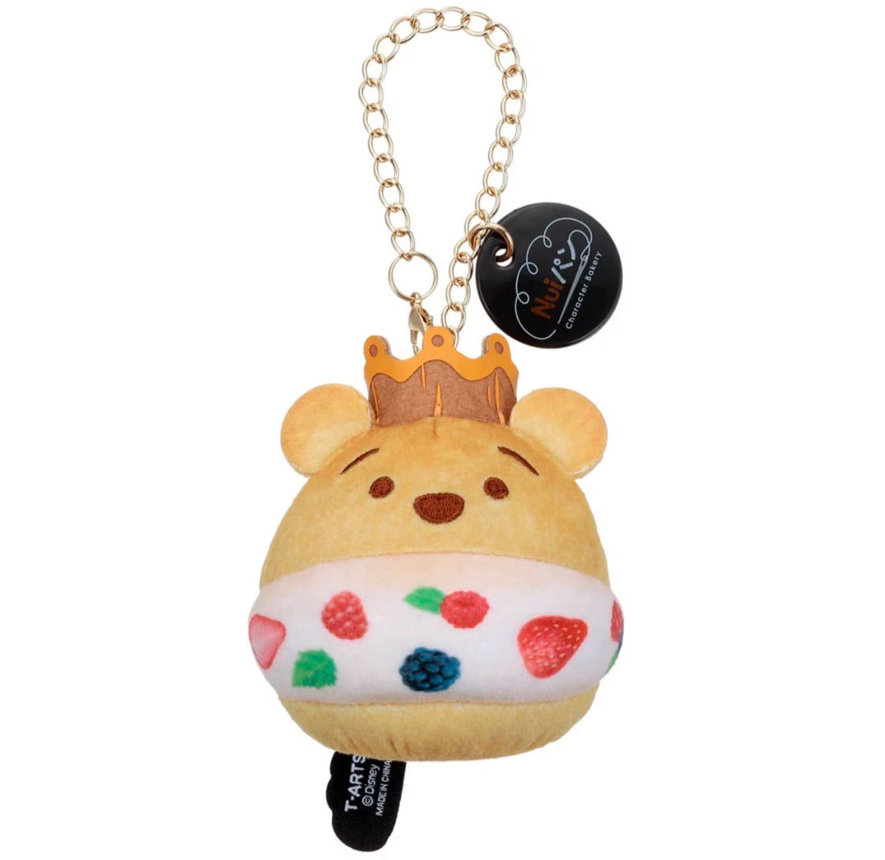 Japan Takara Tomy - Disney Character Nui Bread Maritozzo Pooh Plush Keychain (Release Date: Jul 18, 2026)