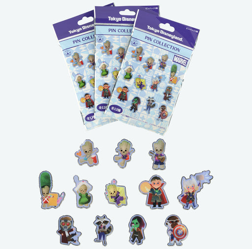 TDR - "It's a Small World with Groot x Marvel" Collection x Mystery Pin Badge Single Bag (Release Date: Dec 26, 2025)