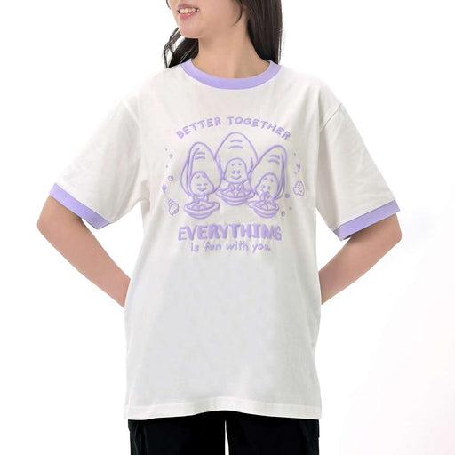 JDS - 2026 Baby Oyster Collection x Young Oyster Ringer White Short Sleeve T-Shirt for Adults (Release Date: Jun 23, 2026)