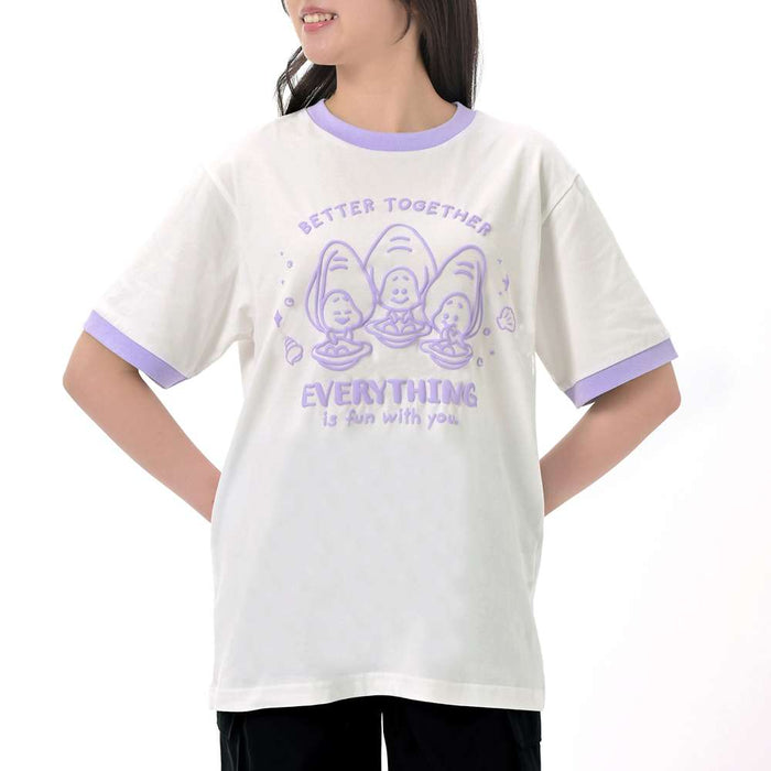 JDS - 2026 Baby Oyster Collection x Young Oyster Ringer White Short Sleeve T-Shirt for Adults (Release Date: Jun 23, 2026)
