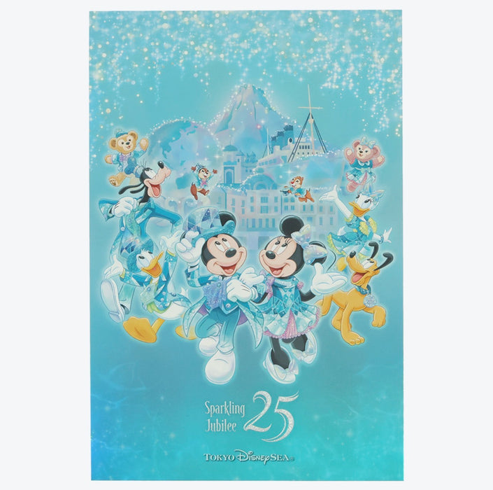 TDR - Tokyo DisneySea 25th Anniversary "Sparkling Jubilee" x Mickey & Friends Postcard Set of 2 (Release Date: Apr 8, 2026)