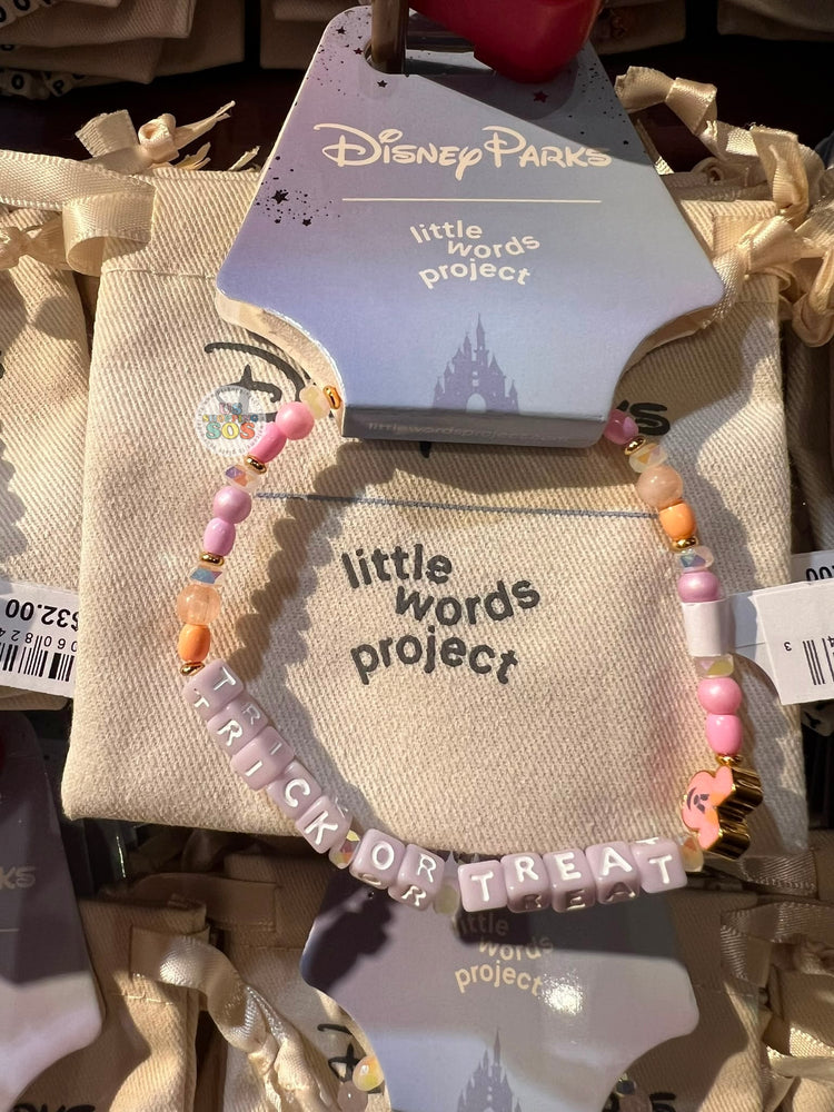 DLR/WDW - Halloween 2026 Pastel Cutie Ghost - Little Words Project “Trick or Treat” Bracelet