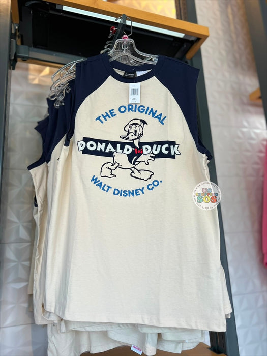 DLR/WDW - Her/Our Universe Donald Duck 2026 - Cream/Navy Tank (Adult)