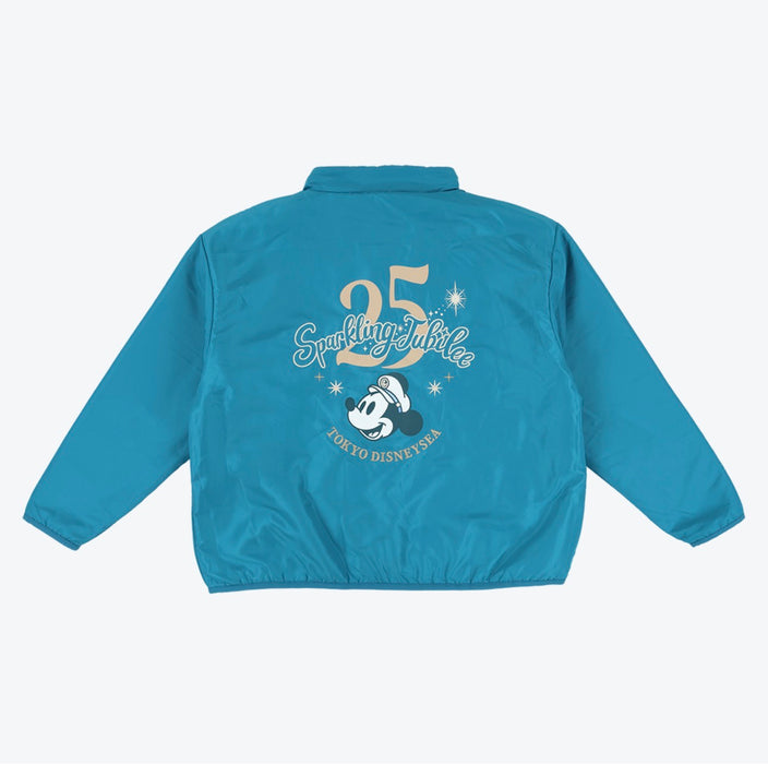 TDR - Tokyo DisneySea 25th Anniversary "Sparkling Jubilee" Autumn/Fall Season x Mickey Mouse Faux Sherpa 2 Sided Jacket for Adults (Release Date: Oct 1, 2026)