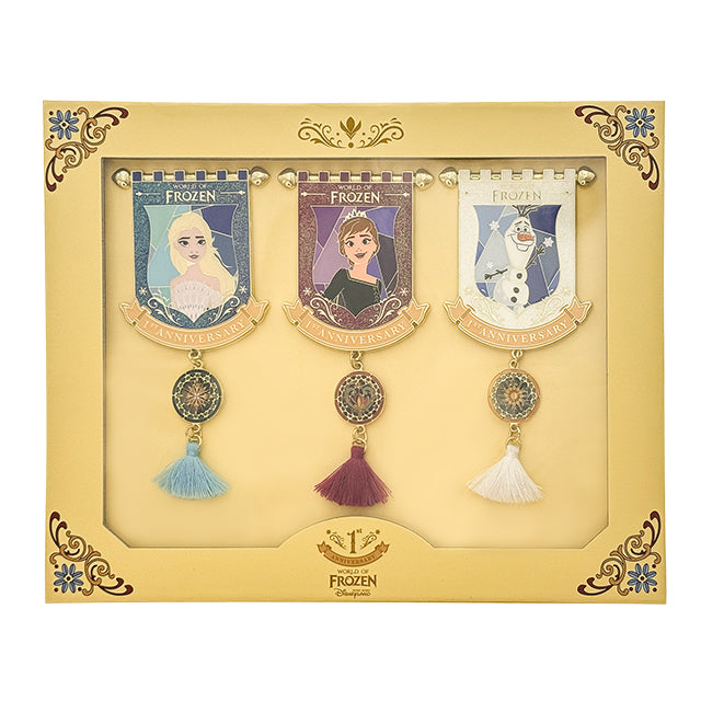HKDL - World of Frozen 1th Anniversary Limited Edition Pin Set (Limited 600)
