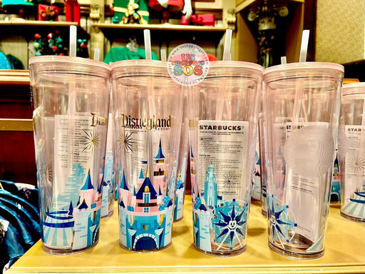 DLR - Disney Park Icons - Starbucks “Disneyland Resort” Acrylic Cold Cup Tumbler