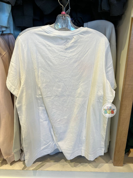 DLR/WDW - Mickey & Friends Birthday Celebration Park Logo White Graphic Tee (Adult)